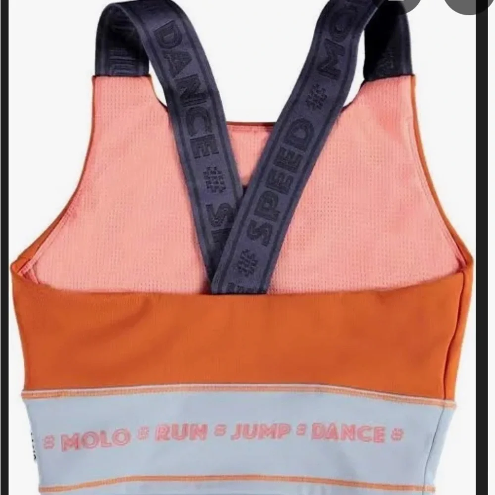 Molo Orange and Blue Kids Sports Top euro 170/176